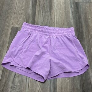 Athletic Works Purple Athletic Shorts Lightweight Elastic Waist